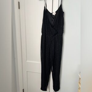 Parker Black Beaded Jumpsuit